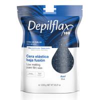 Пленочный воск для депиляции синий Blue Film Wax в гранулах 1000 гр