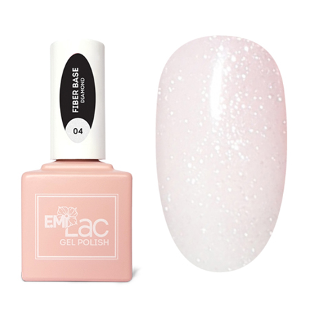 E.MiLac, База №4 Fiber Base Gel Diamond, 15 мл