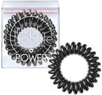 3129 INVISIBOBBLE  Резинка-браслет для волос POWER True Black (с подвесом)
