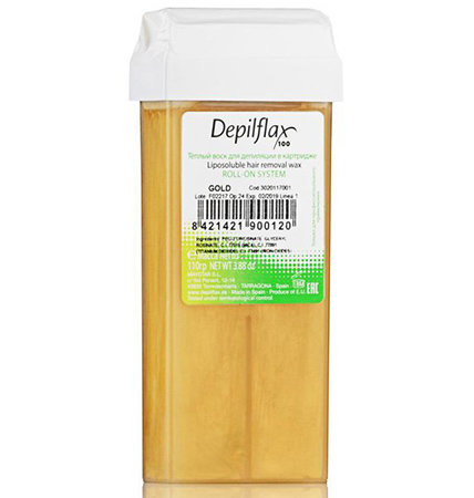 900120D Depiflax100 Воск в картридже, цвет ЗОЛОТОЙ (GOLD) 110 гр.