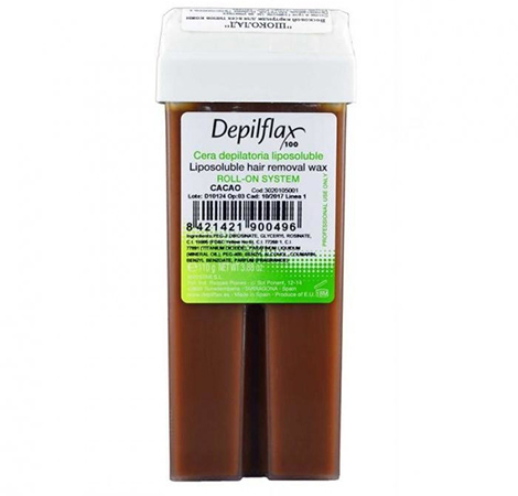900861D Depiflax100 Воск в картридже, цвет ШОКОЛАДНЫЙ (CACAO) 110 гр.