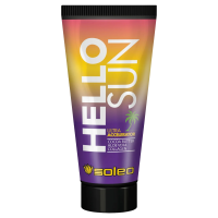 SOLEO HELLO SUN Крем ультра-ускоритель для загара с маслом какао , 150 мл