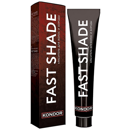 394952 KONDOR «FAST SHADE» Краситель для волос и бороды, тон 2 - чёрный 60мл