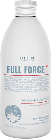 725676 OLLIN FULL FORCE Тонизирующий шампунь с экстрактом пурпурного женьшеня 300мл