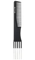 392675 Расчёска карбоновая с металлическиой вилкой, 19,2см OLLIN Professional