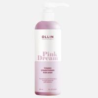 ab1116b9-b0be-11ef-ad33-006f607838a9〵Ollin, Тонирующий розовый кондиционер для волос PINK DREAM, 500 мл_1 (1)