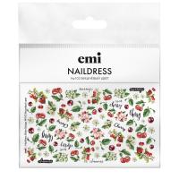 E.Mi, Слайдер-дизайн №103 Вишнёвый цвет Naildress Slider Design