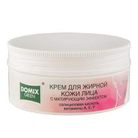 388105 DOMIX GREEN КРЕМ ДЛЯ ЖИРНОЙ КОЖИ ЛИЦА С МАТИРУЮЩИМ ЭФФЕКТОМ с салициловой кислотой,витаминами 75мл