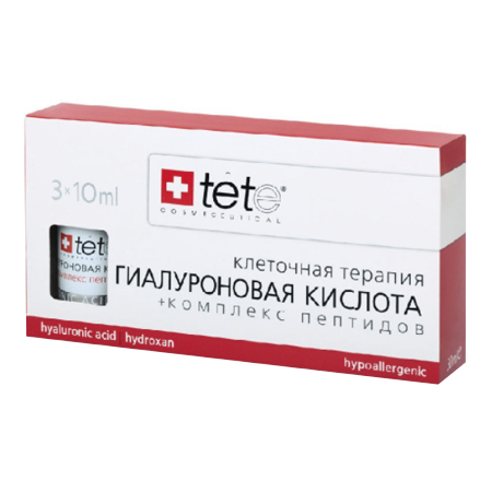 TETe Cosmeceutical, Гиалуронова кислота с комплексом пептидов, 310 мл
