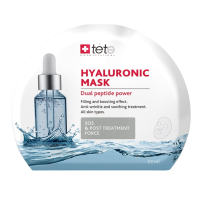 TETe Cosmeceutical, Тканевая маска для лица BOX Hyaluronic Mask SOS  and Post treatment force 1шт уп