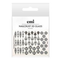 E.Mi, 5D-стикеры №10 Коко NAILCRUST 5D GLASS