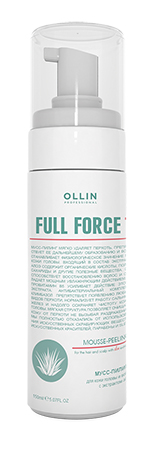OLLIN FULL FORCE Мусс-пилинг для волос и кожи головы с экстрактом алоэ 150мл