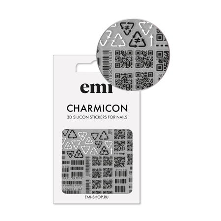 E.Mi, 3D-стикеры №175 Шифр Charmicon 3D Silicone Stickers