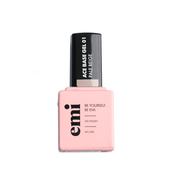 E.mi Ace Base Gel 01 Pale Beige